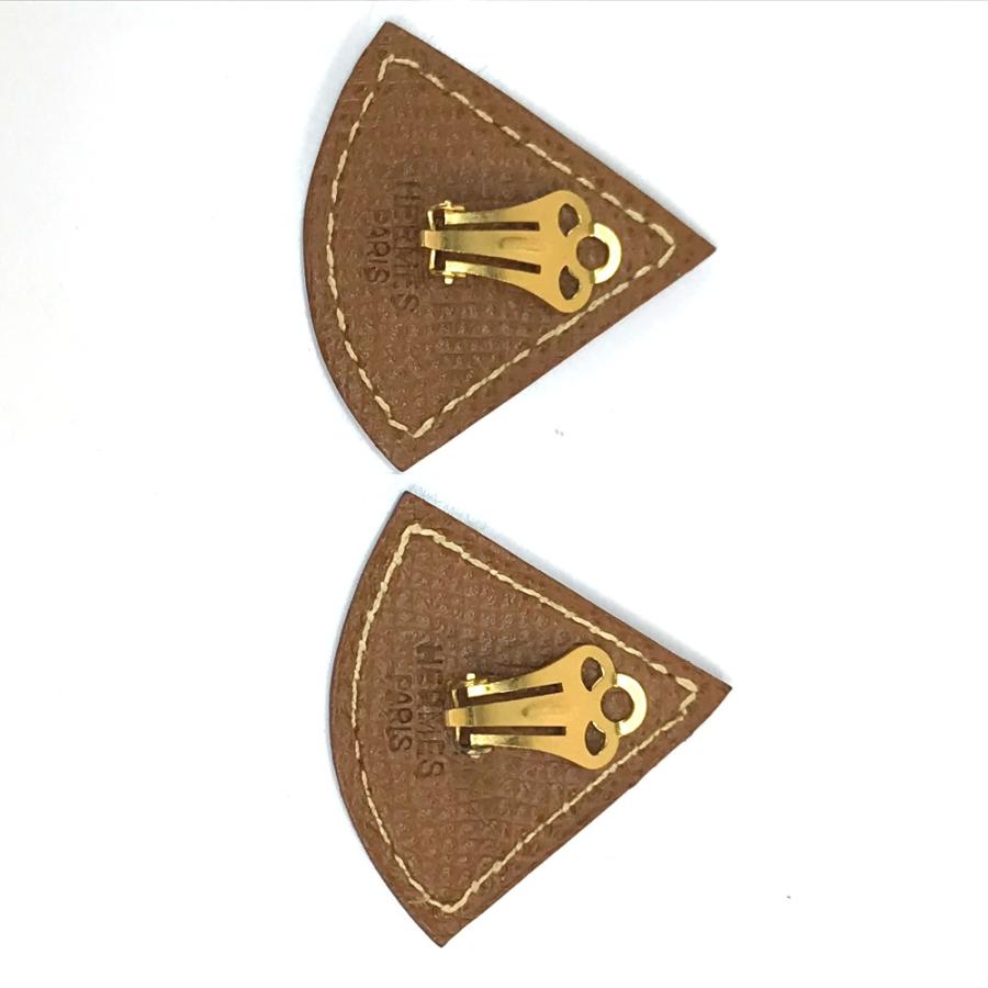 HERMES エルメス アクセサリー トライアングル 三角 扇形 クリップ式