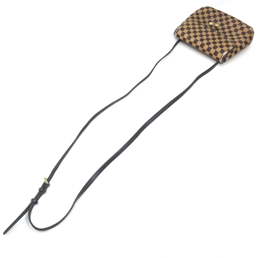 ルイヴィトン LOUIS VUITTON ガゼル M92130 ダミエソバージュ ポシェット ショルダーバッグ ハラコ/レザー ブラウン LOUIS VUITTON（ルイ・ヴィトン） M92130 ダミエソバージュ ガゼル
