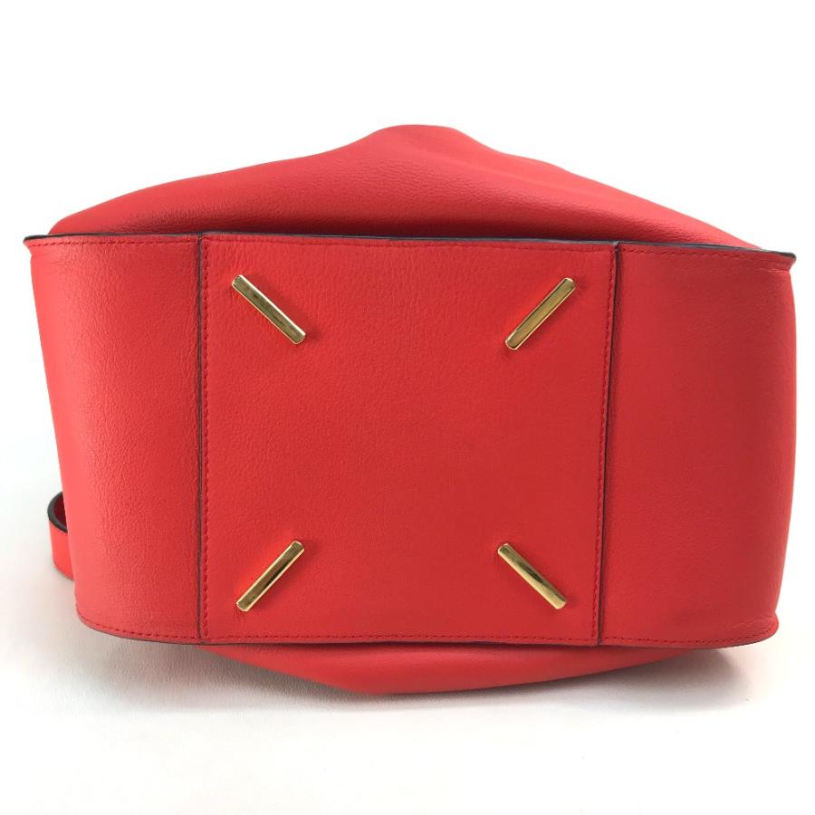 LOEWE ロエベ 387.30.N60 ハンモック スモール ロゴ 2WAY ショルダーバッグ ハンドバッグ レザー レッド | LOEWE | 02