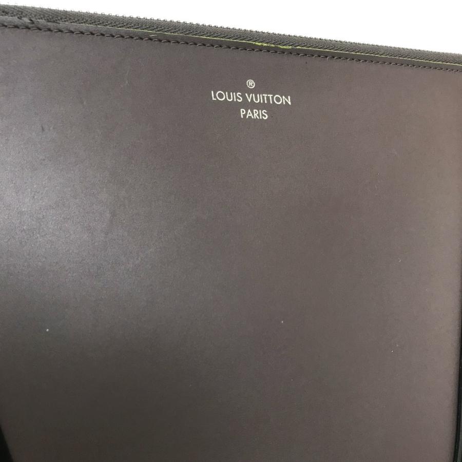 LOUIS VUITTON ルイヴィトン リストストラップ付き セカンドバッグ クラッチバッグ レザー レディース グレー系/ | LOUIS VUITTON | 04