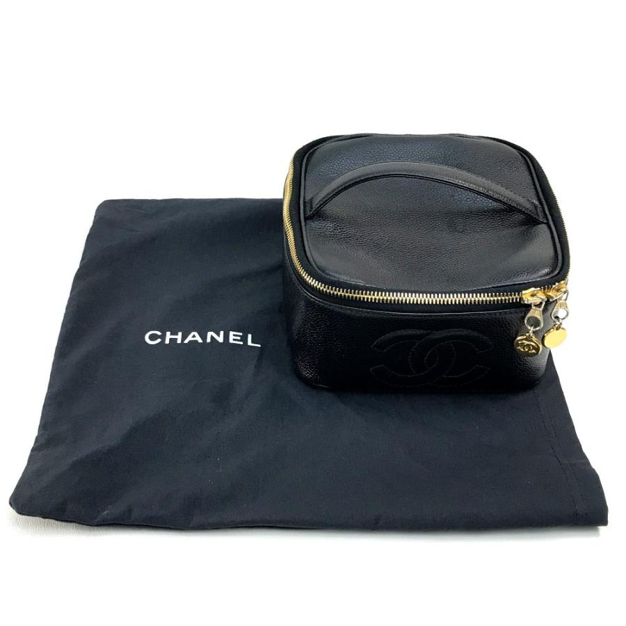 CHANEL シャネル 横型 CC ココマーク ロゴ ハンドバッグ 化粧ポーチ