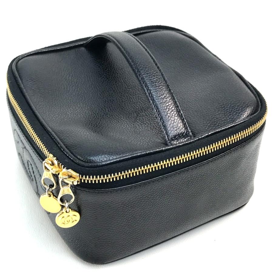 CHANEL シャネル 横型 CC ココマーク ロゴ ハンドバッグ 化粧ポーチ