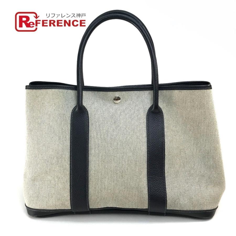 HERMES エルメス ガーデンパーティーPM マロン/ベージュ系