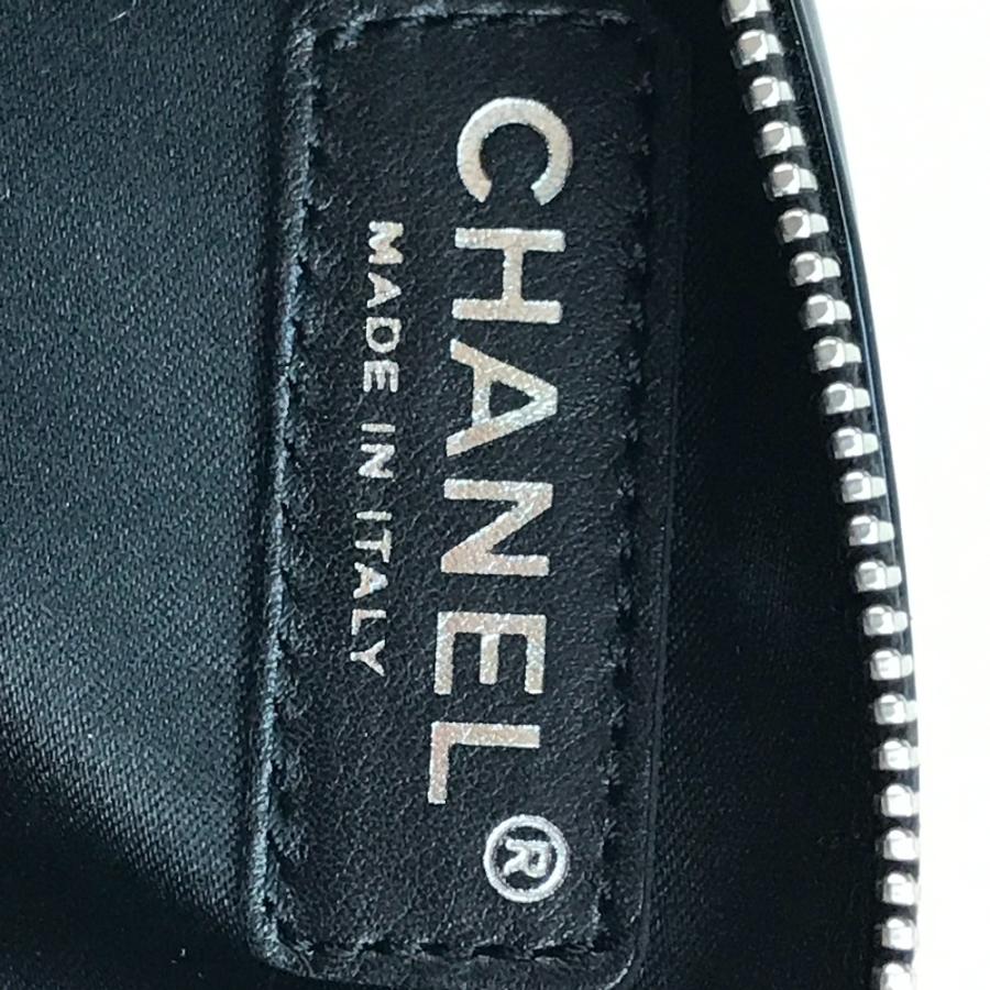CHANEL シャネル CC ココマーク カメリア エナメル ペンケース