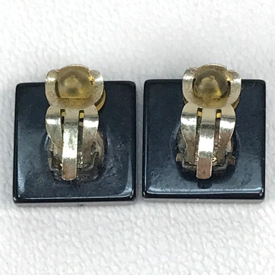 CHANEL シャネル CC ココマーク スクエアココ ラインストーン クリップ式 イヤリング ライトブルー | CHANEL | 01