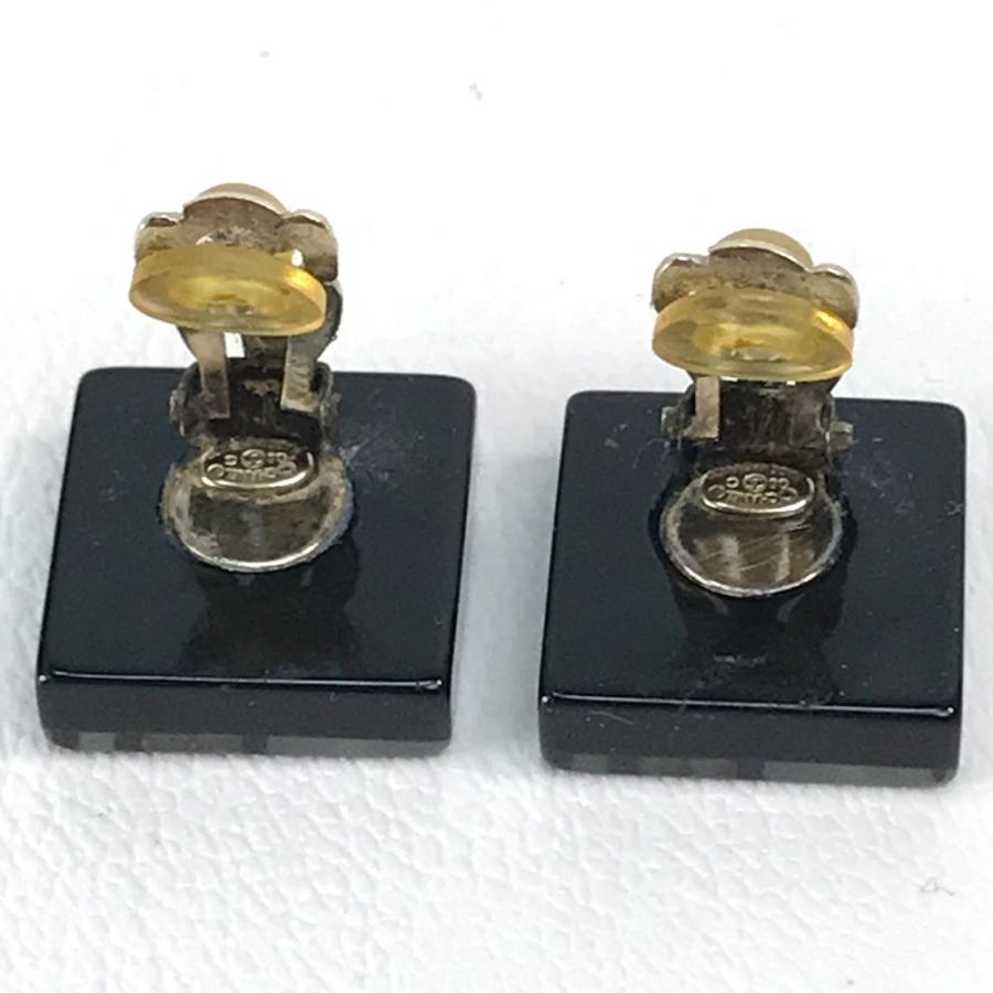 CHANEL シャネル CC ココマーク スクエアココ ラインストーン クリップ式 イヤリング ライトブルー | CHANEL | 03