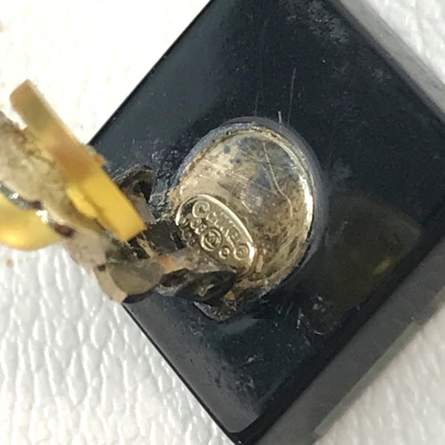 CHANEL シャネル CC ココマーク スクエアココ ラインストーン クリップ式 イヤリング ライトブルー | CHANEL | 05