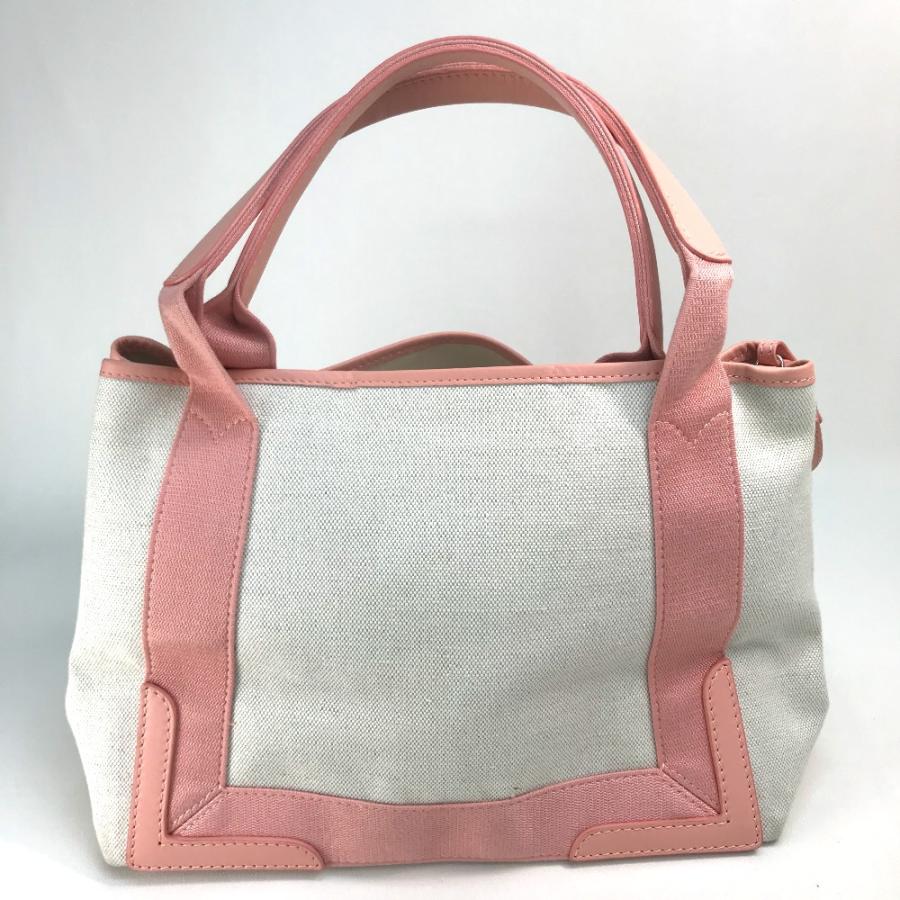BALENCIAGA バレンシアガ 339933 ネイビーカバスS ハンドバッグ トートバッグ キャンバス/レザー ナチュラル/ライトピンク | BALENCIAGA | 01
