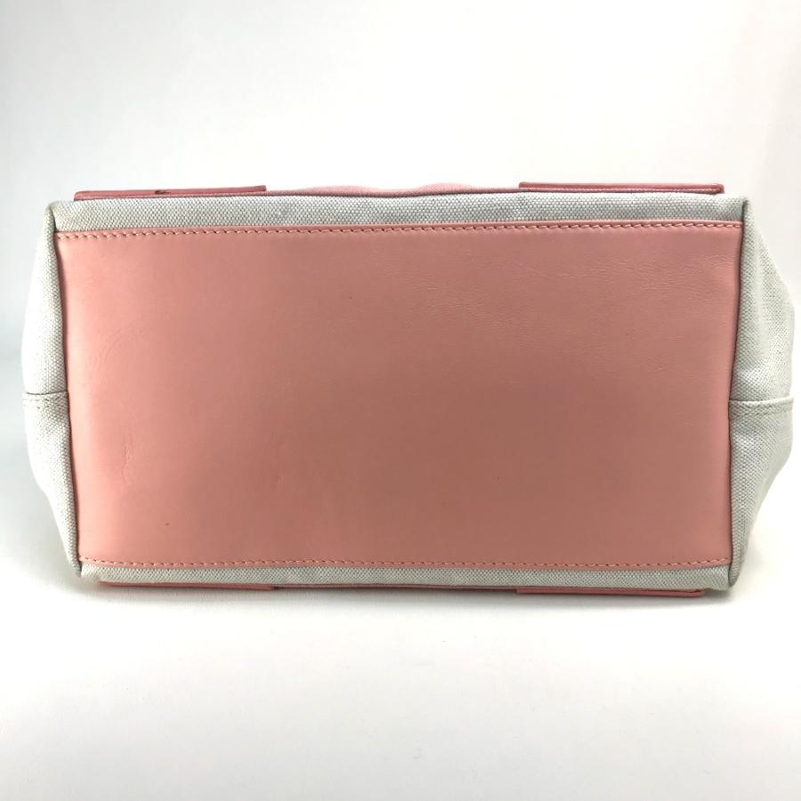 BALENCIAGA バレンシアガ 339933 ネイビーカバスS ハンドバッグ トートバッグ キャンバス/レザー ナチュラル/ライトピンク | BALENCIAGA | 02