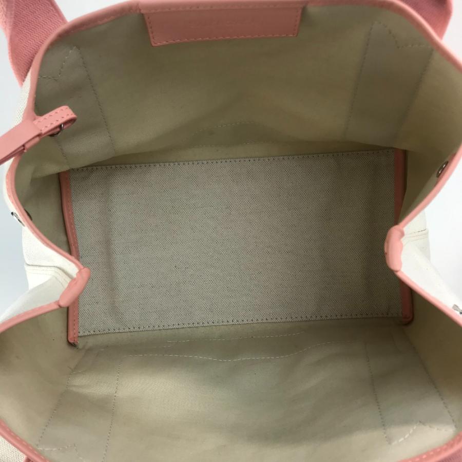 BALENCIAGA バレンシアガ 339933 ネイビーカバスS ハンドバッグ トートバッグ キャンバス/レザー ナチュラル/ライトピンク | BALENCIAGA | 08
