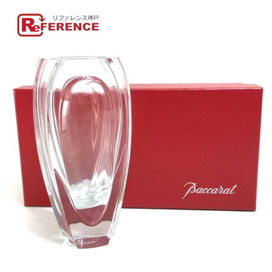 美品 Baccarat バカラ インテリア つぼみ型 フラワーベース 花瓶 クリスタルガラス ユニセックス クリア :E-211020-20