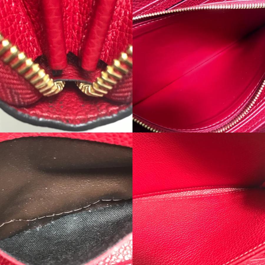 LOUIS VUITTON ルイヴィトン M68571 ジッピーウォレット 長財布 モノグラムアンプラント チェリーベリー | LOUIS VUITTON | 08