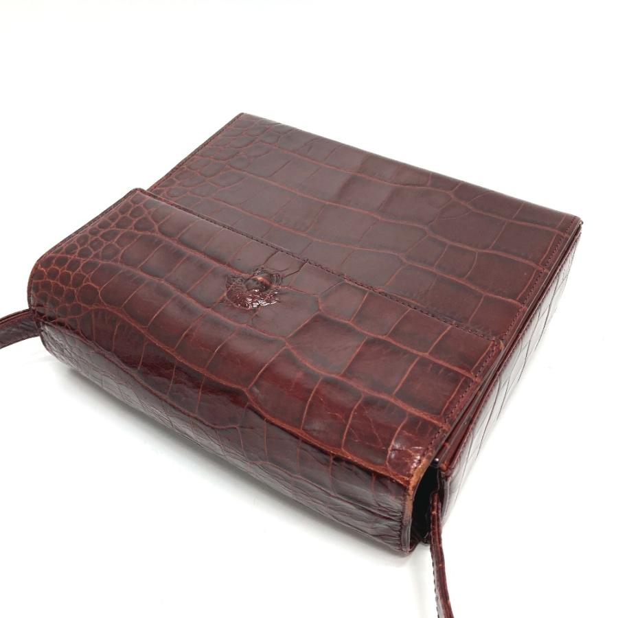 VERSACE ヴェルサーチ メデューサ クロコ型押し 肩掛け 斜め掛け ショルダーバッグ レザー レディース ボルドー |  | 02