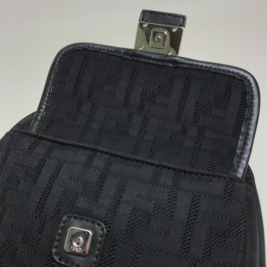 FENDI フェンディ 7VZ049 ズッカ FF柄 クロスボディバッグ ショルダーバッグ ファブリック メンズ NERO | FENDI | 07