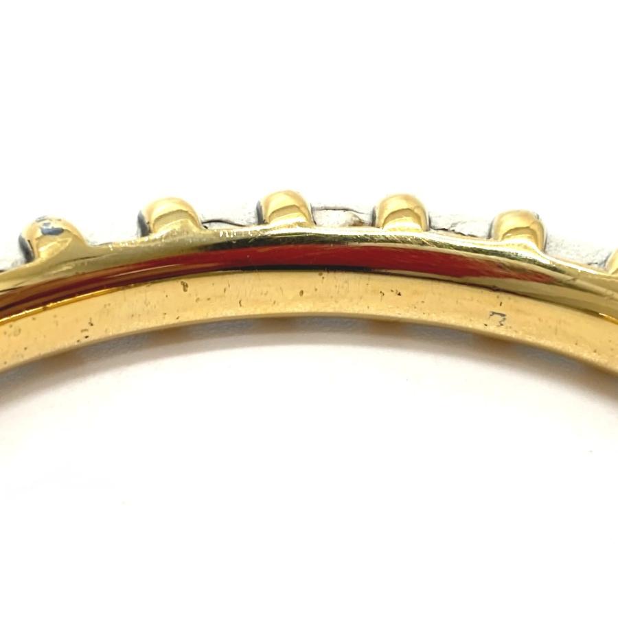 HERMES エルメス ホースシュー ヴィンテージ ブレスレット オープンバングル メタル/レザー レディース ホワイト | HERMES | 05