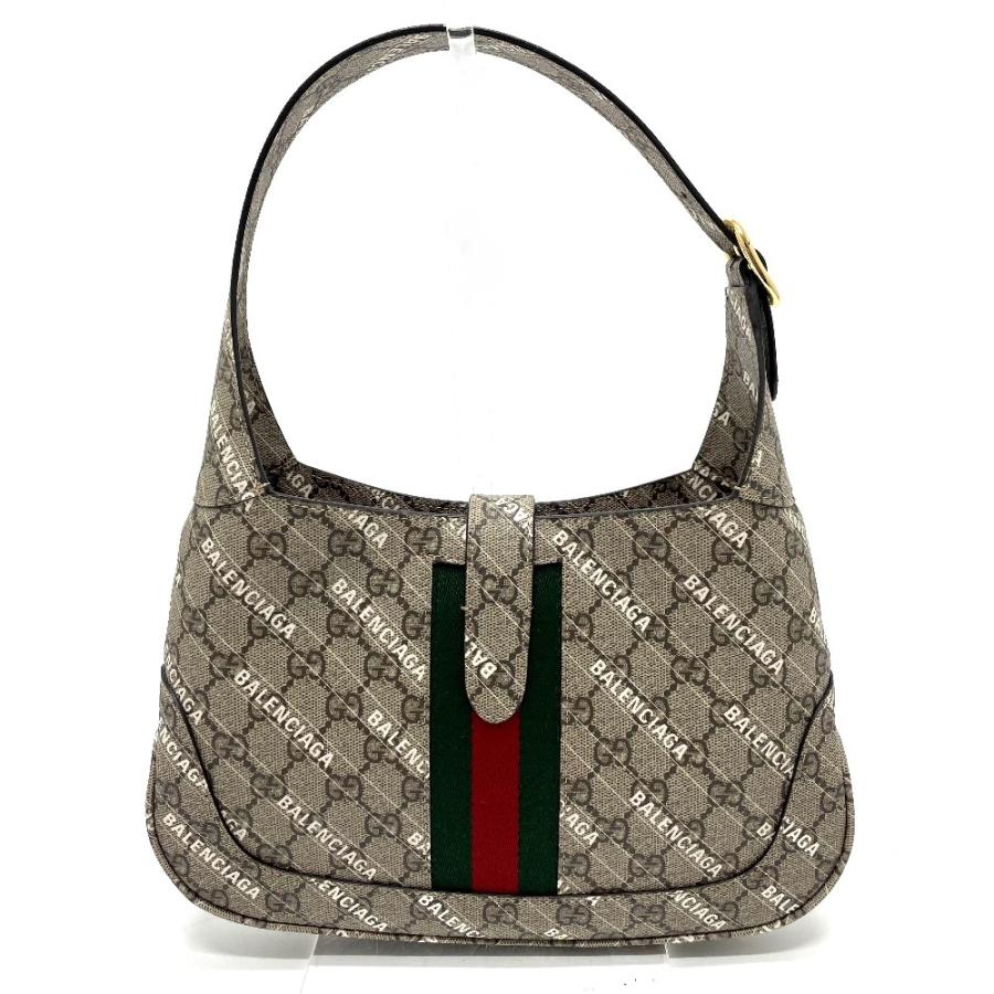 GUCCI グッチ 636706 バレンシアガ BALENCIAGA コラボ ザ ハッカー プロジェクト ジャッキー 1961 2WAY ハンドバッグ GGスプリーム | GUCCI | 01