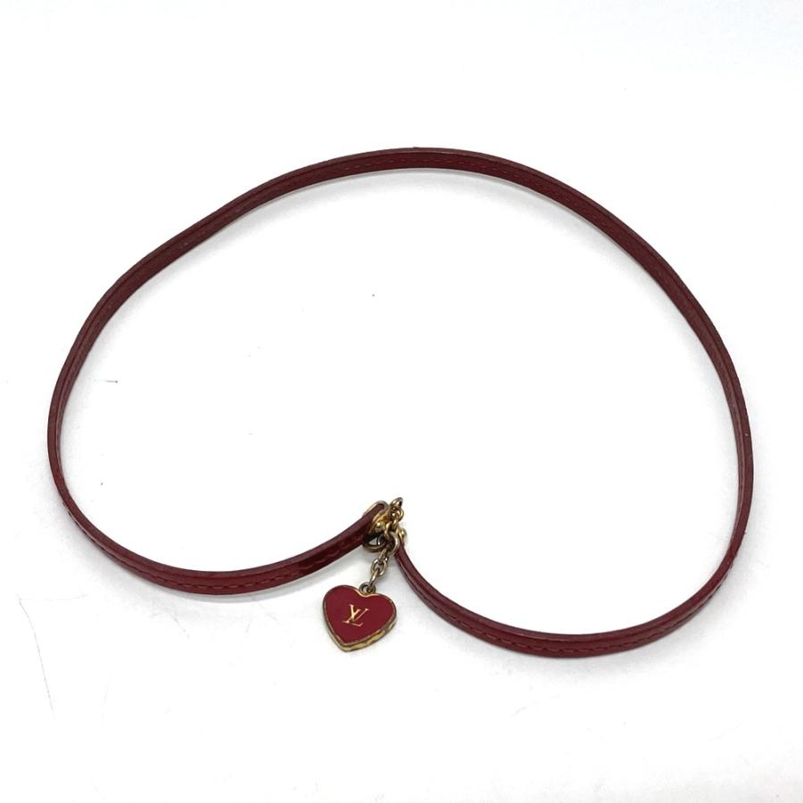 LOUIS VUITTON ルイヴィトン M6625F ブラスレ コミット アクセサリー LV ロゴ ブレスレット エナメル ポムダムール レッド系 レディース | LOUIS VUITTON | 01