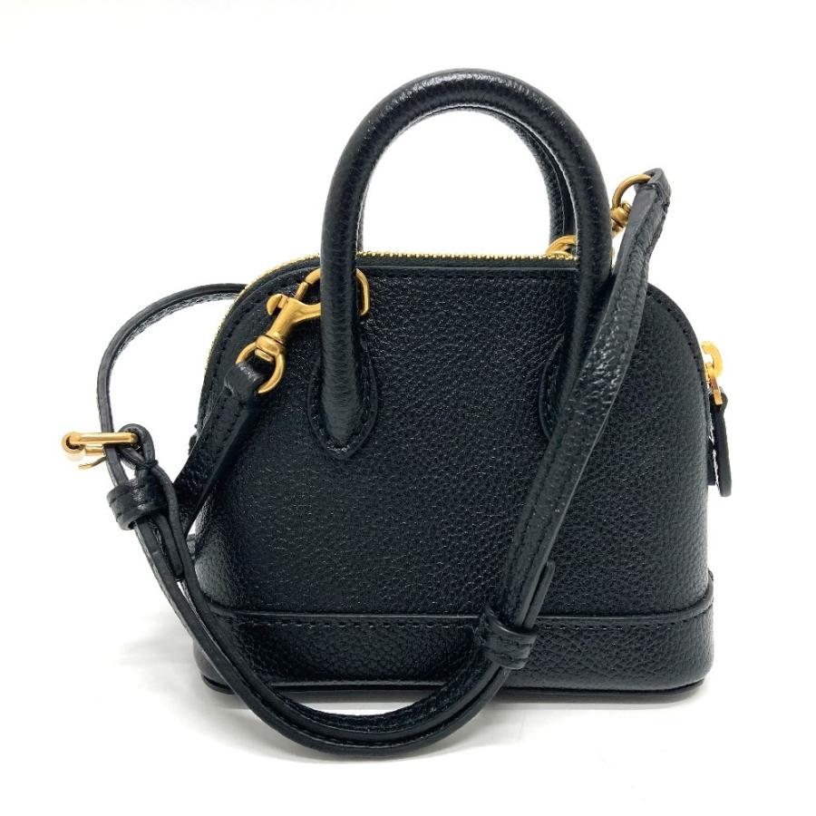 美品 BALENCIAGA バレンシアガ 639756 ヴィルトップ 2WAY ハンドバッグ ロゴ ショルダーバッグ レザー ブラック レディース【中古】 | BALENCIAGA | 01
