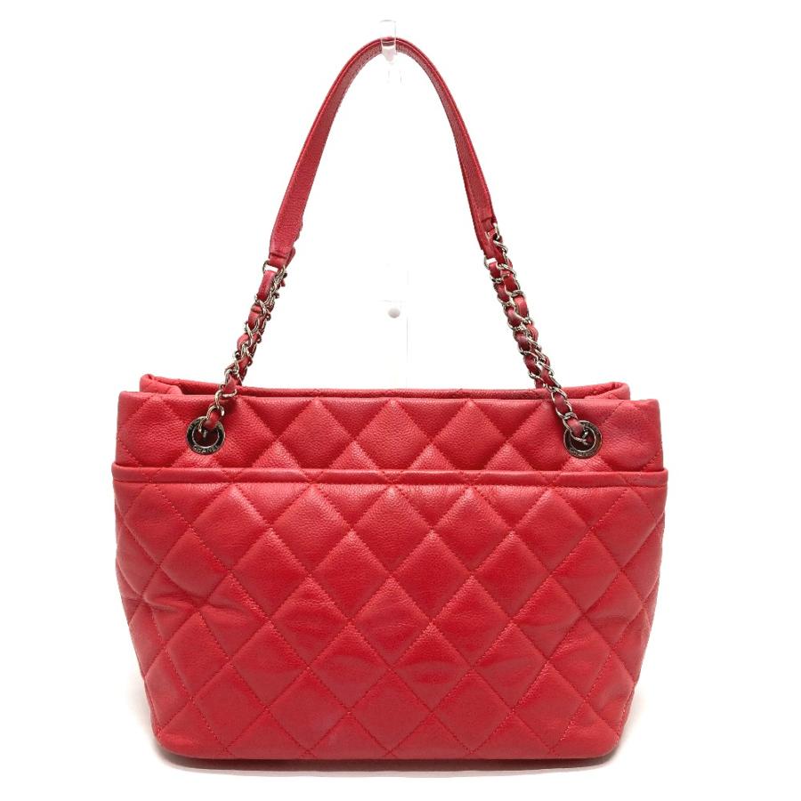 CHANEL シャネル A67921 CC ココマーク マトラッセ チェーンショルダー ハンドバッグ トートバッグ キャビアスキン ピンク レディース | CHANEL | 02