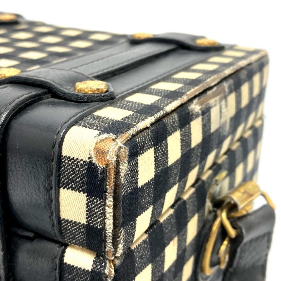 Gianni Versace ジャンニ・ヴェルサーチ メデューサ ギンガムチェック ヴィンテージ ショルダーバッグ バニティバッグ レディース【中古】 | GIANNI VERSACE | 03
