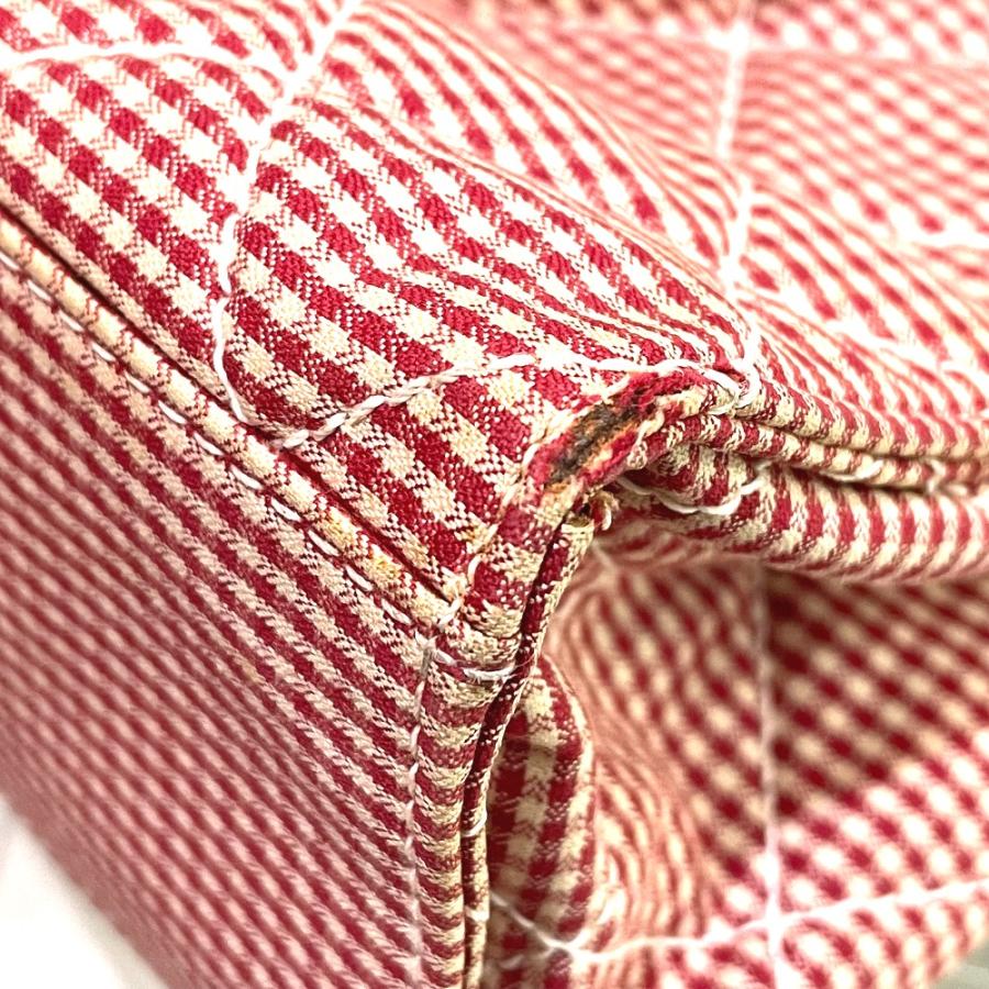 CHANEL シャネル CCココマーク マトラッセ ギンガムチェック 肩掛け トートバッグ ショルダーバッグ レディース【中古】 | CHANEL | 03