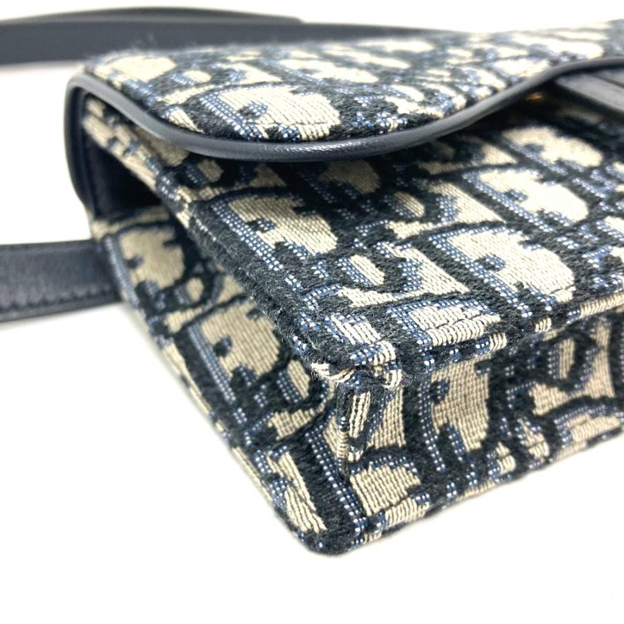 美品 Dior ディオール S5619CTZQ_M928 オブリーク トロッター サドル