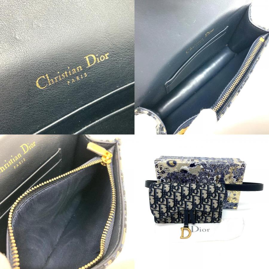 美品 Dior ディオール S5619CTZQ_M928 オブリーク トロッター サドル