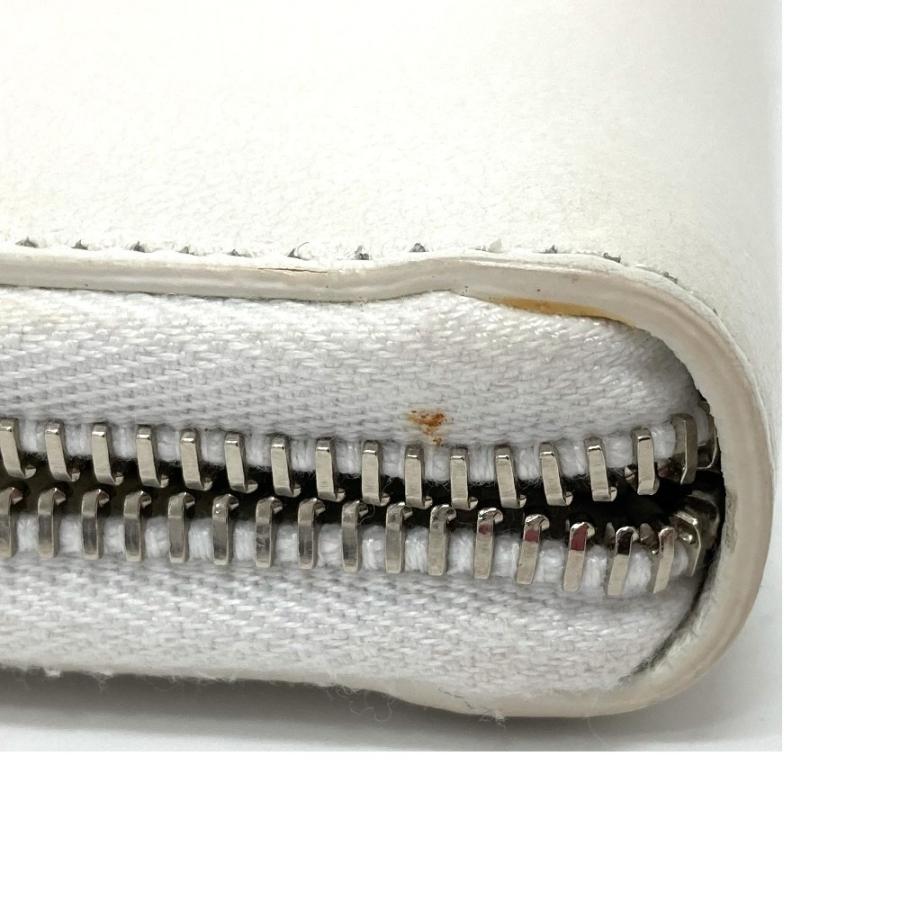 BALENCIAGA バレンシアガ 490625 ロゴ エブリデイ EVERYDAY ラウンドファスナー 長財布 レザー ホワイト ユニセックス【中古】 | BALENCIAGA | 05