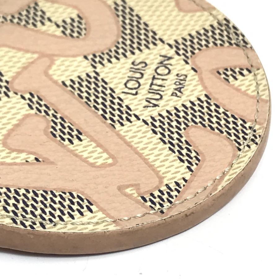 LOUIS VUITTON ルイヴィトン M61943 ポルトクレタイシエンヌ タヒチ チャーム ダミエアズール キーホルダー ピンク レディース【中古】 | LOUIS VUITTON | 04