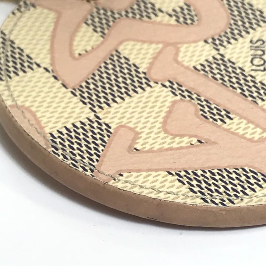 LOUIS VUITTON ルイヴィトン M61943 ポルトクレタイシエンヌ タヒチ チャーム ダミエアズール キーホルダー ピンク レディース【中古】 | LOUIS VUITTON | 05