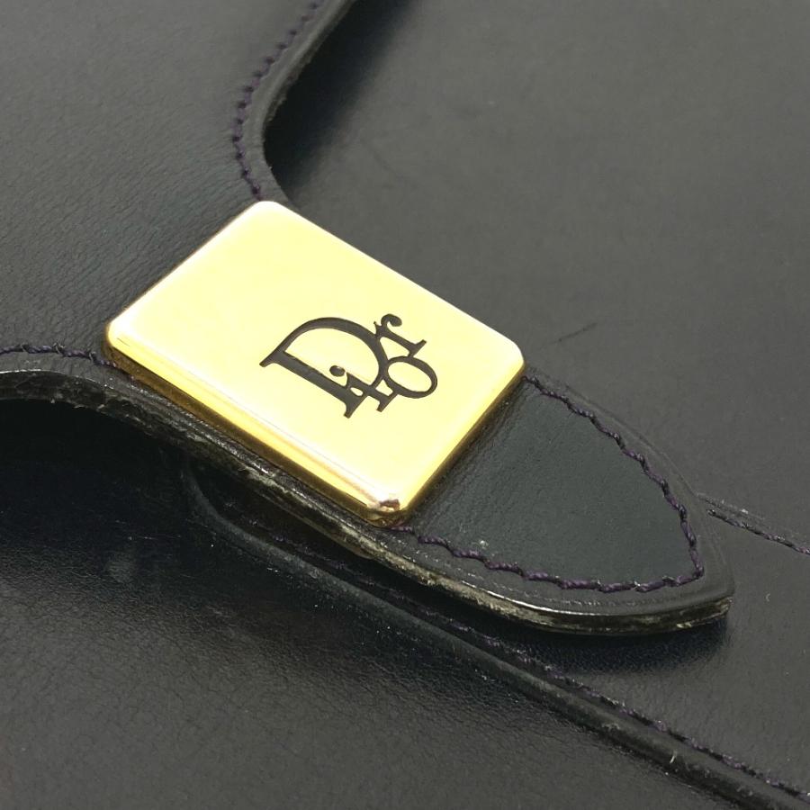 Christian Dior クリスチャンディオール ヴィンテージ カバン ハンドバッグ 肩掛け トロッター ショルダーバッグ ネイビー 【中古】 |  | 04