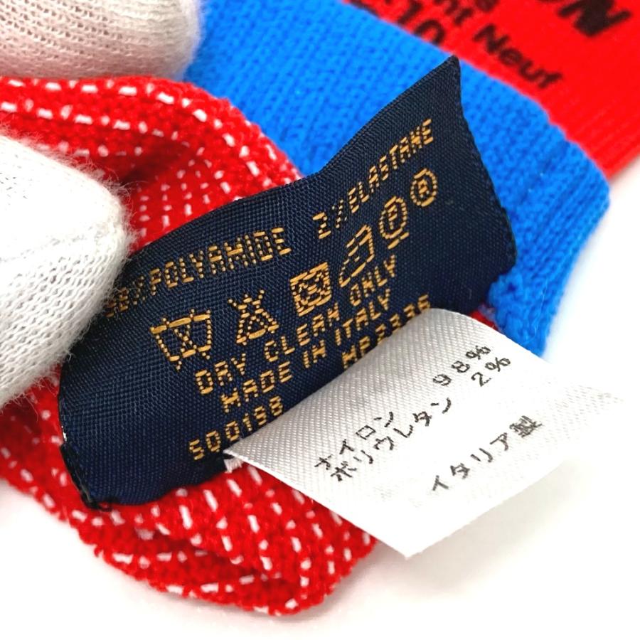 新品同様 LOUIS VUITTON ルイヴィトン MP2336 ゴン アールジービー  グローブ ファッション小物 手袋 ナイロン レッド メンズ【中古】 | LOUIS VUITTON | 08