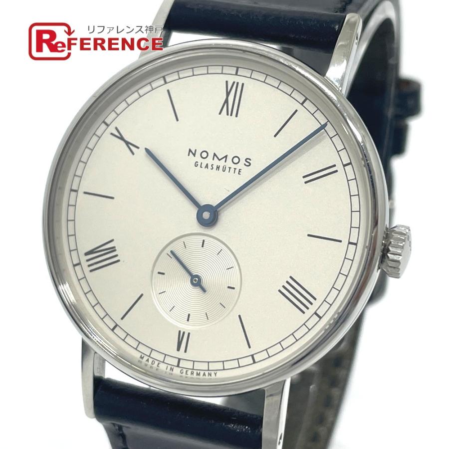 NOMOS ノモス LD1A2W2 グラスヒュッテ ラドウィッグ スモセコ 手巻 腕時計 SS シルバー メンズ【中古】 | 