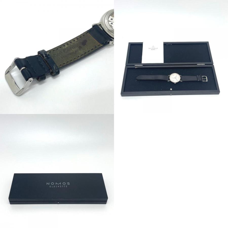 NOMOS ノモス LD1A2W2 グラスヒュッテ ラドウィッグ スモセコ 手巻 腕時計 SS シルバー メンズ【中古】 |  | 09
