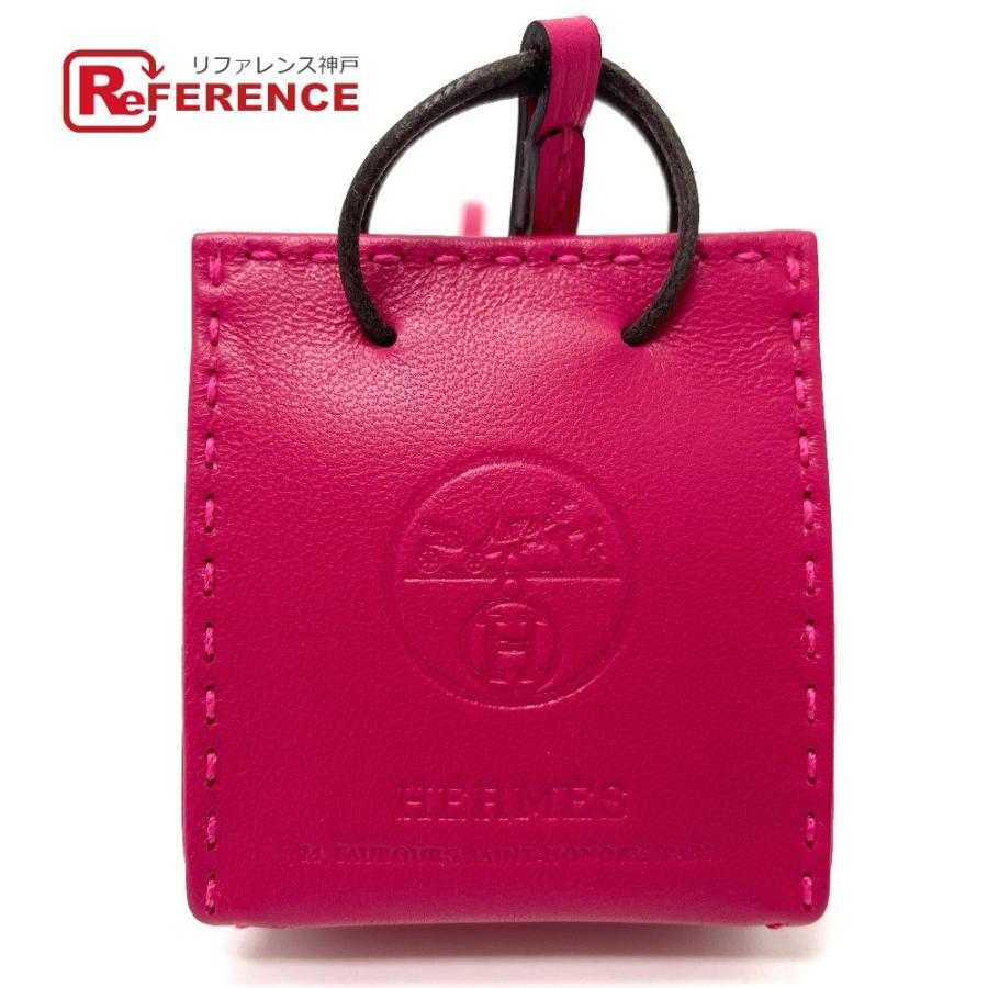 未使用 HERMES エルメス サックオランジュ バッグアクセサリー バッグチャーム ショッパー チャーム ローズメキシコ レディース【中古】 | HERMES