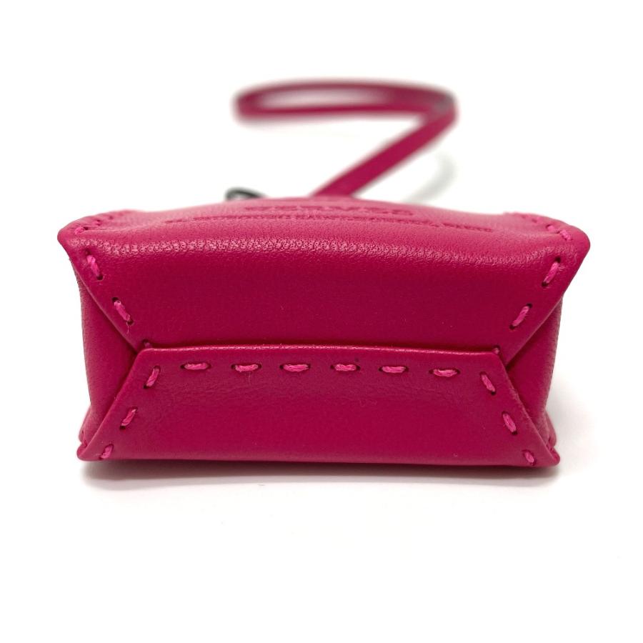 未使用 HERMES エルメス サックオランジュ バッグアクセサリー バッグチャーム ショッパー チャーム ローズメキシコ レディース【中古】 | HERMES | 04