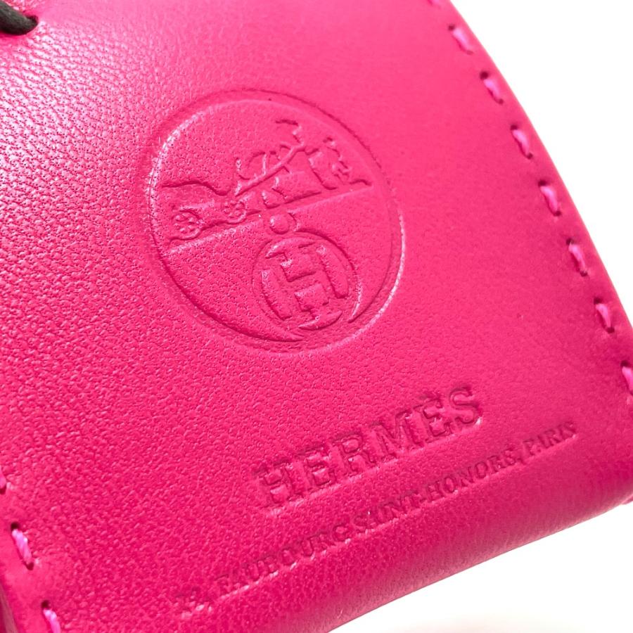 未使用 HERMES エルメス サックオランジュ バッグアクセサリー バッグチャーム ショッパー チャーム ローズメキシコ レディース【中古】 | HERMES | 05