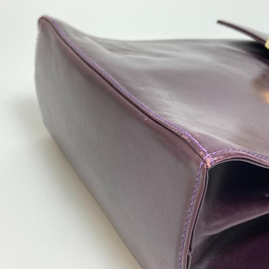 Salvatore Ferragamo サルヴァトーレフェラガモ ヴァラ ガンチーニ 2WAY ショルダーバッグ ハンドバッグ レザー パープル【中古】 |  | 06