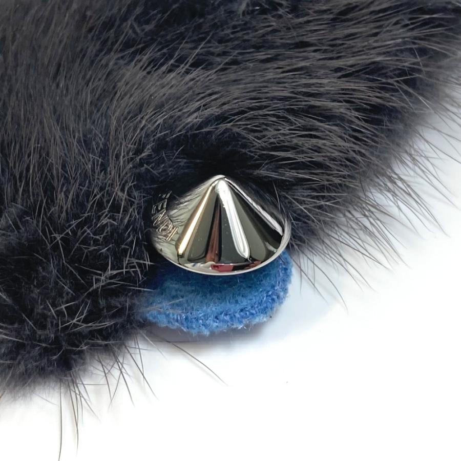 FENDI フェンディ アッタチドカラー 付け襟 雑貨 カシミヤ ブルー×グレー レディース【中古】 | FENDI | 03