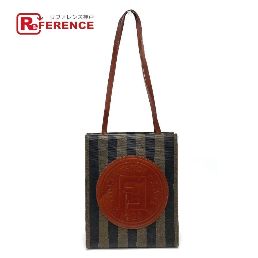 FENDI デカロゴFF ペカントートバッグショルダーバッグレザー