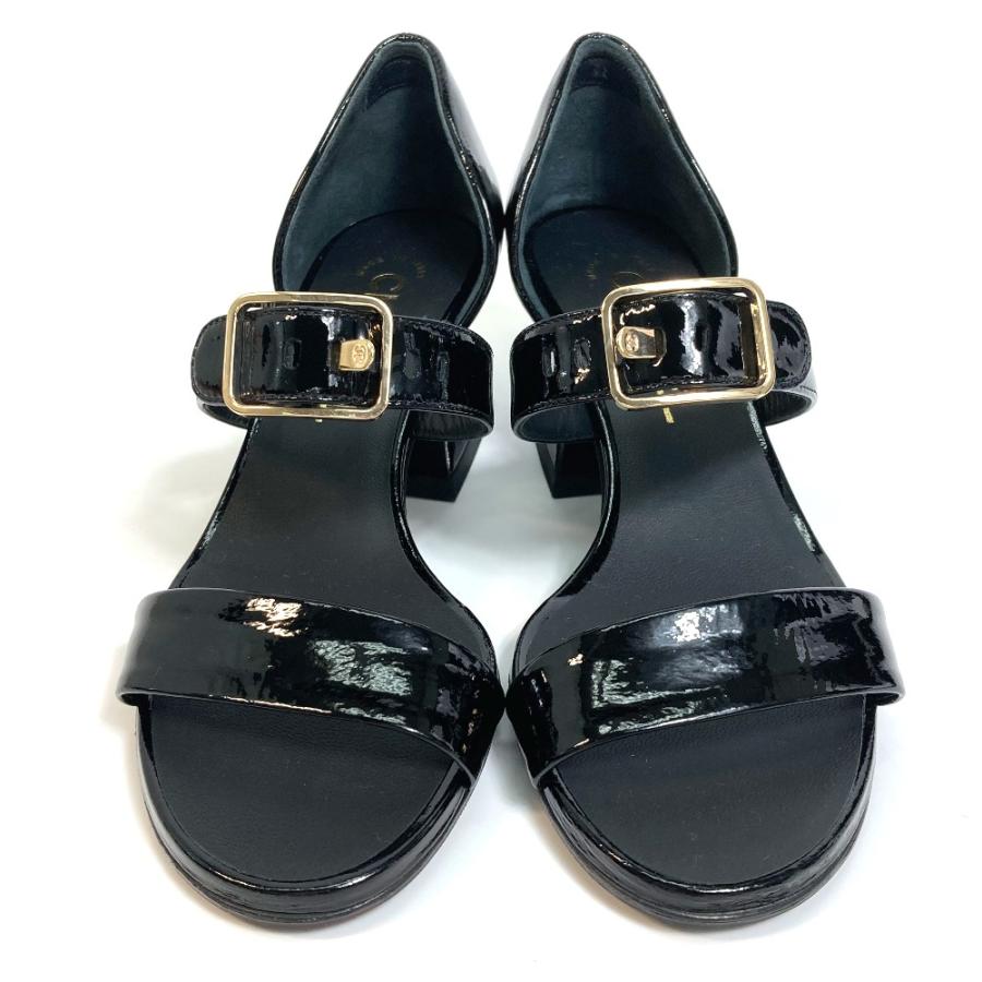 CHANEL シャネル G39050 ココマーク CC デザインヒール ストラップ  