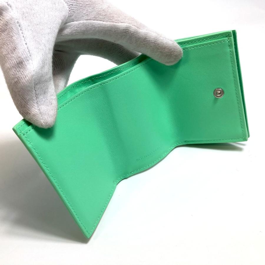 BOTTEGA VENETA ボッテガヴェネタ 667036 イントレチャート タイニー 三つ折りウォレット 3つ折り財布 レディース【中古】 |  | 05