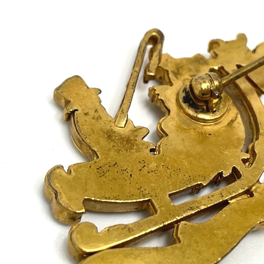 HERMES エルメス クリスマス トナカイ サンタ ヴィンテージ ブローチ 七宝焼き ゴールド レディース【中古】 | HERMES | 05