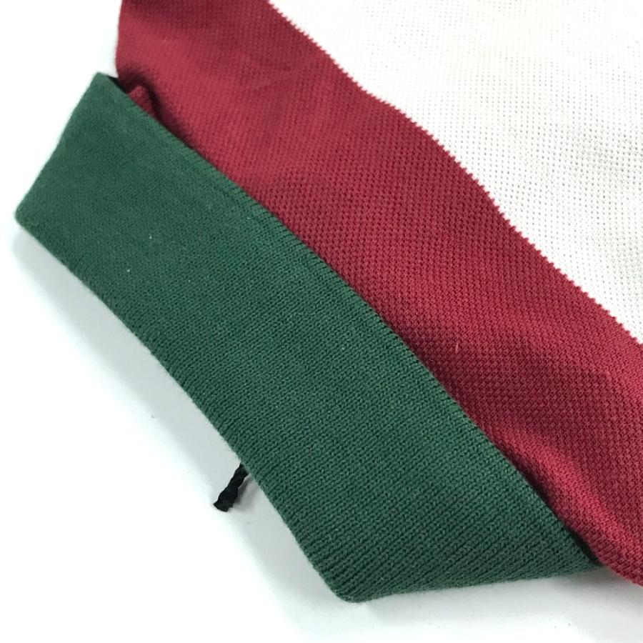 GUCCI グッチ 695744 GG ストロベリー パッチ付き ビッグストライプ ペット Tシャツ ドッグウェア コットン レッド【中古】新品同様 | GUCCI | 04