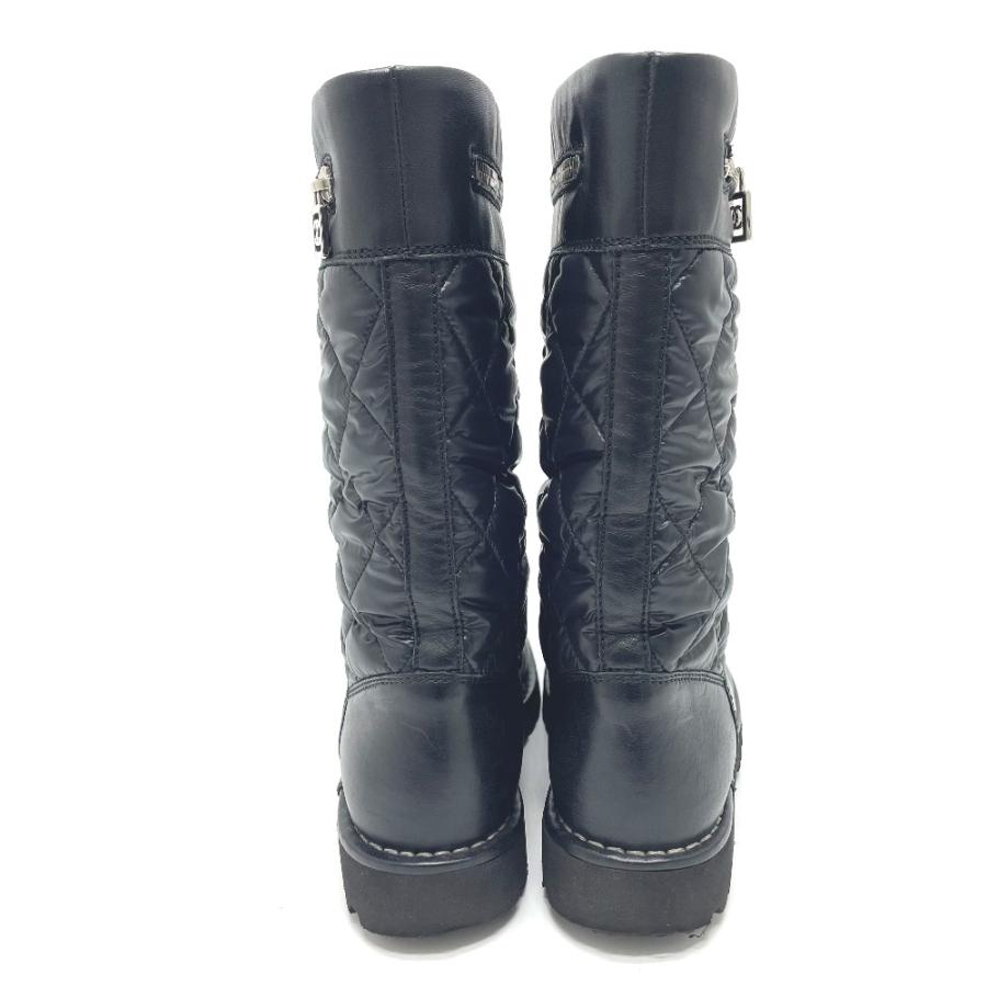 CHANEL シャネル G26537 CCコココクーン エンジニア ブーツ レザー ブラック レディース【中古】 | CHANEL | 04