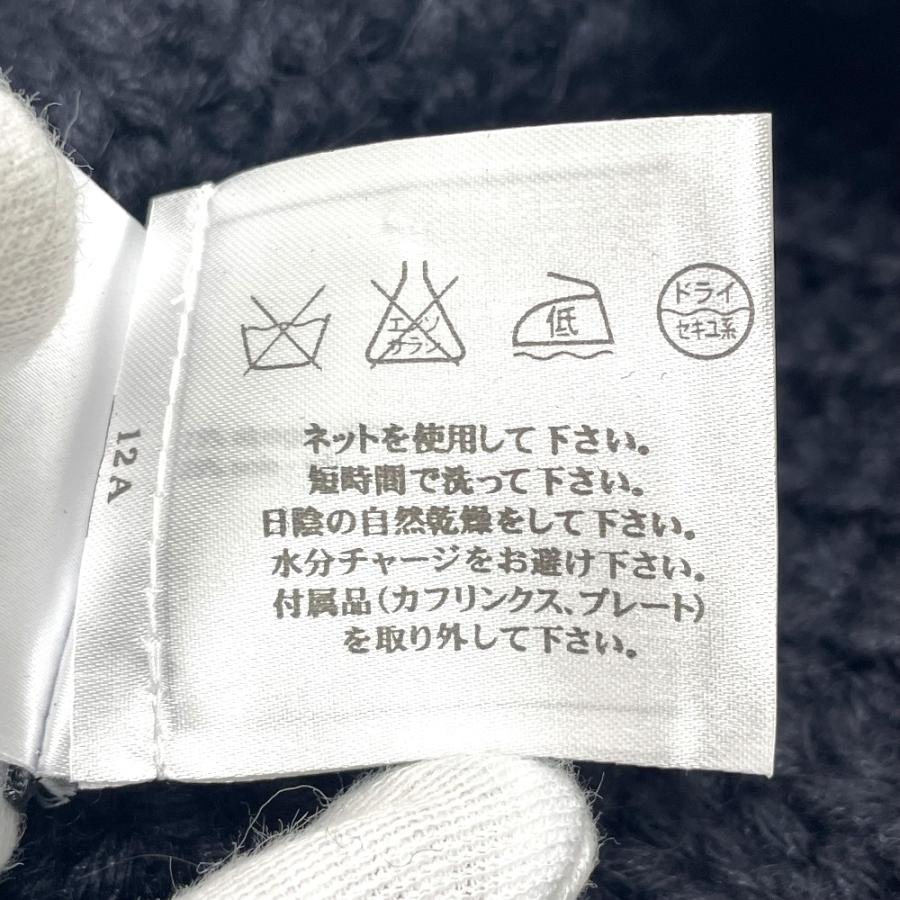 CHANEL シャネル P39166 CCココマーク 編み込み ニットキャップ 帽子 ニット帽 シルク ブラック レディース【中古】 | CHANEL | 08