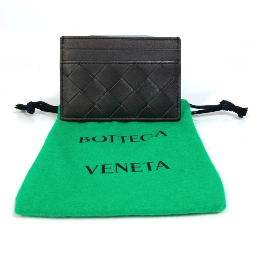 BOTTEGA VENETA ボッテガヴェネタ イントレチャート 名刺入れ パスケース カードケース レザー ブラック ユニセックス【中古】 |  | 09