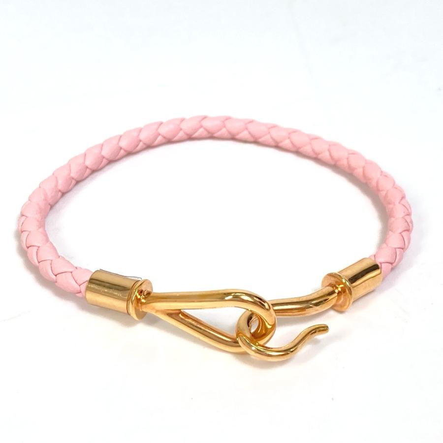 HERMES エルメス ジャンボ シングル ブレスレット ヴォースイフト ピンク レディース【中古】美品 | HERMES | 01