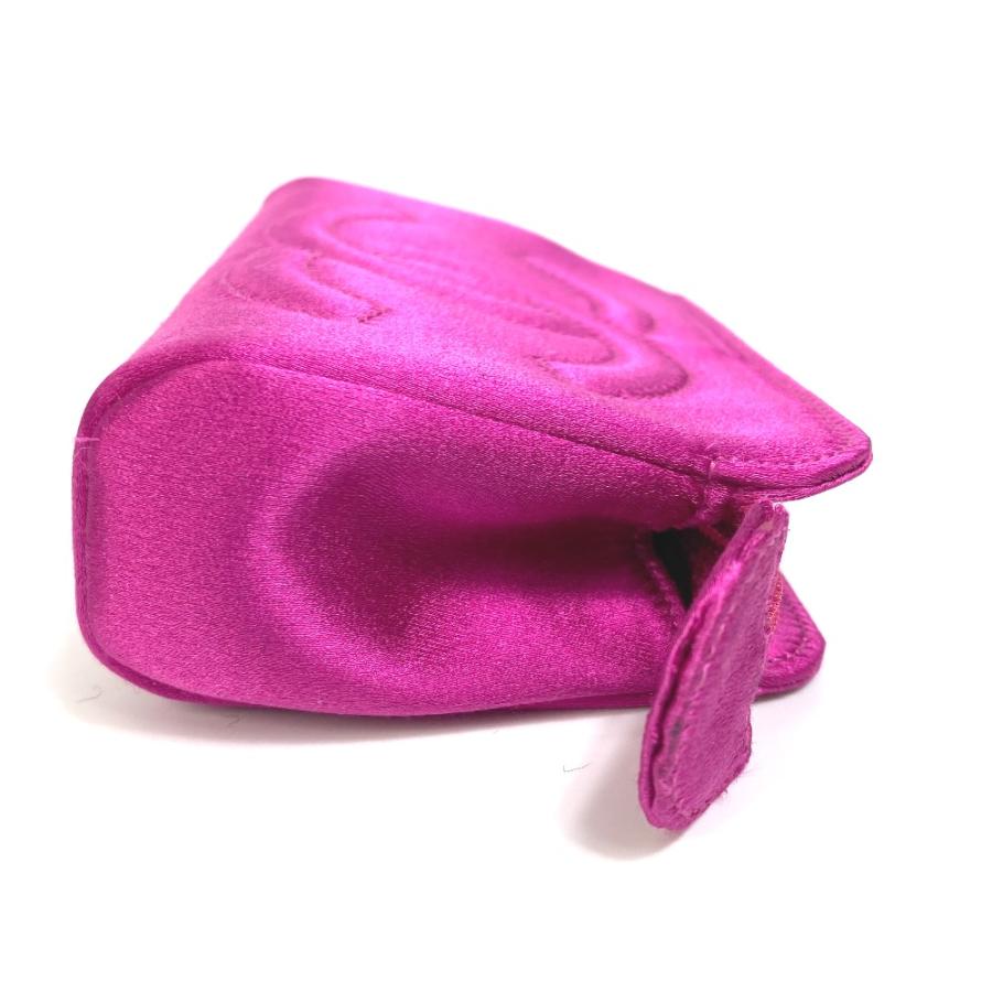 CHANEL シャネル CC ココマーク 小物入れ ポーチ サテン パープル系 レディース【中古】 | CHANEL | 02