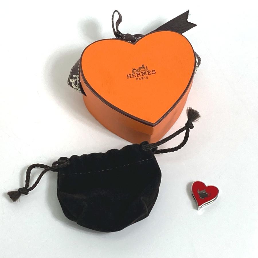 HERMES エルメス ハートモチーフ ティータイム ツイリーリング スカーフリング メタル レッド レディース【中古】新品同様 | HERMES | 06